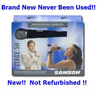 Brand New Never Been Used Samson Stage 5H Professional Pro Wireless 