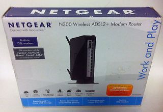NEW Netgear N300 DGN2200 Wireless ADSL2+ Modem Router DSL Verizon AT&T