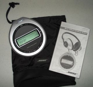 BOSE Triport TPCD MP3 Portable CD Player Manual Case Excellent 