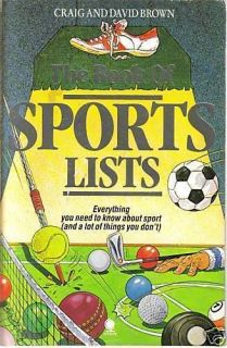 The Book of Sports Lists ~ Craig & David Brown