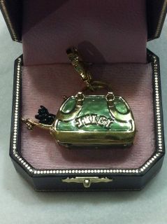 Juicy Couture Retired Dog Puppy Carrier Purse Charm Pendant