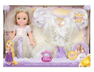   Princess Tangled Rapunzel Doll & Toddler Girls Dress(2 4T) Gift Set