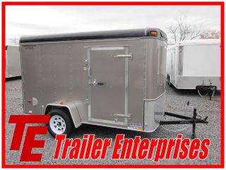 NEW 12 UNITED 6 X 10 ENCLOSED CARGO TRAILER W/ DOUBLE SWING DOORS