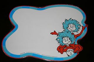 DR SEUSS Dry Erase Board Wall Decoration Party School Supplies Cat In 