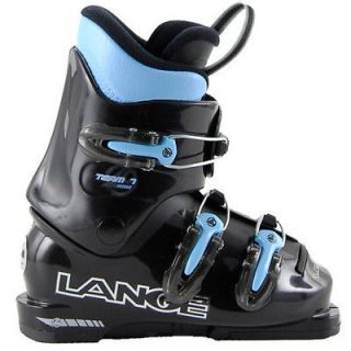 kids ski boots Lange Team 7 color Black ski boots pick sz NEW