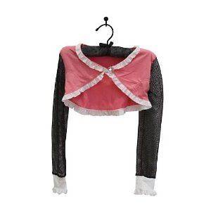   High Pink & Black Draculaura Shrug/top Costume Dress up *Christmas