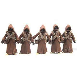   Lot 5 Pcs Star Wars Legacy Collection JAWA DROID 2007 FIGURES SU99