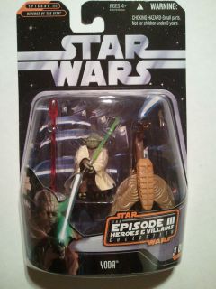   Wars Yoda 3 of 12 Heroes & Villains Collection 3.75 Action Figure