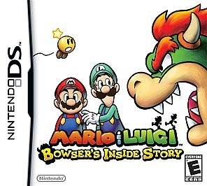 Nintendo DS Mario & Luigi Bowsers Inside Story Video Game Instructions 
