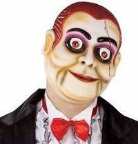 Demented Dummy Ventriloquist Mask Halloween Holiday Costume Party
