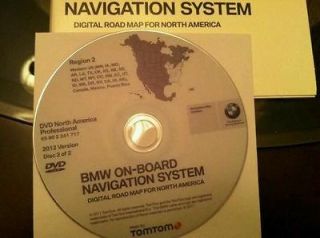 2012 BMW Navigation System Update CD DVD Professional **West** Disc 
