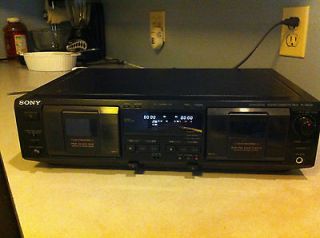 Sony TC WE435 Dual Stereo Cassette Deck, Sony Cassette Recorder, Great 