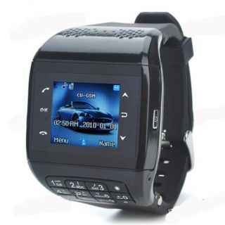   Fashion UNLOCKED Touch DUAL SIM GSM WATCH CELL PHONE SPY CAMERA MP3