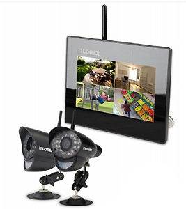 Lorex Lw2712 7 Lcd Sd Dvr & 2 Wireless In/Out Camera