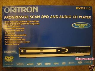 ORITRON DVD3112 DVD AND AUDIO CD PLAYER