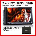   IN DASH CAR DVD PLAYER FM AM RADIO USB SD DIGITAL EURO DVB TV TUNER