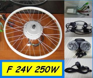 24V 250W Electric Bicycle Kit Hub Motor Scooters Outdoor Sports F 