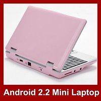 SALE 7 Android 2.2 Mini Laptop   Great gift for Kids for Xmas Pink