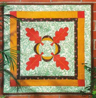   Sale PATTERN for Oak Leaf Wall Quilt ~ Applique Pattern from Magazine