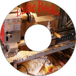 14 Ebooks How To Use A Woodturning Lathe, Planer And Tools On A CD