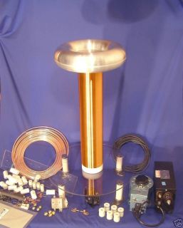 Europe Version Tesla Coil Package with Items Listed