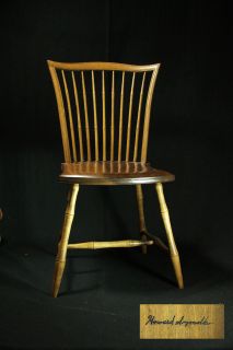WINDSOR CHAIR Handmade 18th Century Repro. Engraved signature by 
