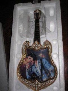 Elvis Presley Entertainer of Century Guitar Plate Inspiration Bradford 