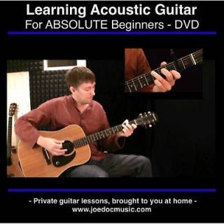 Learn How to Play Guitar DVD Acoustic Lessons DVD VIDEO COURSE FOR 