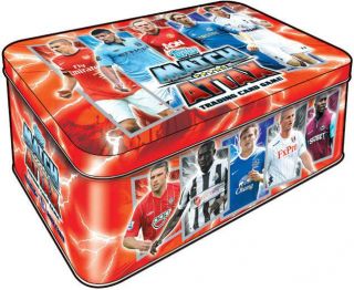MATCH ATTAX 2012/2013 SEALED TIN  INCLUDES 50 CARDS + RULES + CHIP 