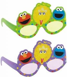 Sesame Street 1st Birthday Paper Glasses 6   New Style