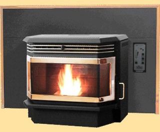 Newly listed Kozi BayWin Insert Pellet Stove with Gold Door