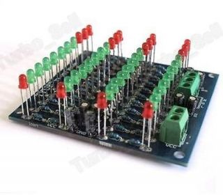 44 LED Stereo VU Meter ASSEMBLED for audio amplifier / equalizer