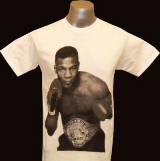 Mike Tyson Boxing White T Shirt Size S, M, L, XL