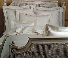   NEW $1060 SET Etoile Ecru 500TC Queen Duvet Cover Euro Pillow Shams