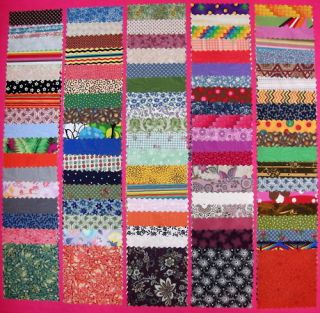 Charm Quilting Fabric Squares Quilt Blocks Kit Sew
