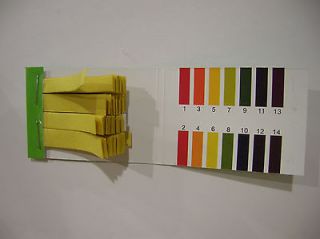New pH 1 14 test paper strips   litmus paper   80 pieces   SHIPS FROM 