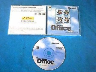 1995 Microsoft Office Standard for PC * Word Excel Powerpoint Schedule