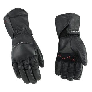   Am Spyder Motorcycle New OEM Leather Riding Gloves Black Long Small S