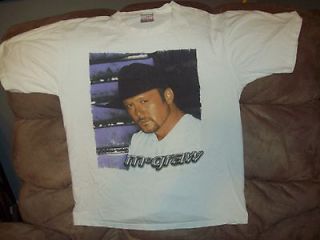 Tim McGraw 2000 Concert Tour T shirt, Large, Nice