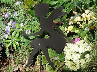 FAIRY SHADOW Garden Stake Metal Lawn Art Ornament Mystical Magical 