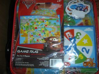 Disney Pixar Cars 2 Game Rug 31.5 x 44 Includes Game Pieces and 