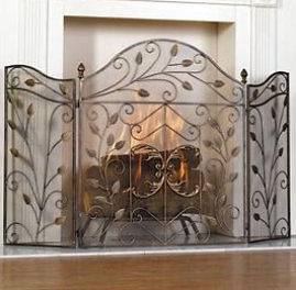 iron fireplace screens in Fireplace Screens & Doors