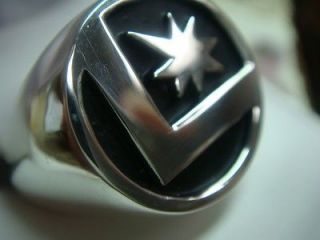 Legion of Super Heroes Heavy Sterling Silver Ring 