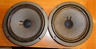 One Pair Of Fisher 8 Woofer Speakers 8 Ohm 35 Watts RMS (Fisher 102 
