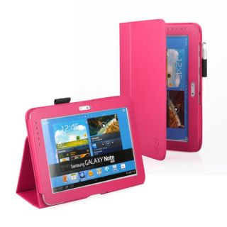 Leather Folio Stand Case for Samsung Galaxy Note 10.1 Inch Tablet in 
