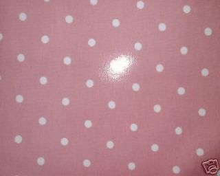 pink polka dot tablecloth