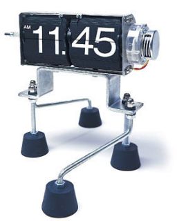 NEW ROBOT FLIP CLOCK POP RETRO MODERN DESIGN