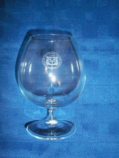 SUPERB ETCHED MARTELL LARGE COGNAC/BRANDY GLASS (NEW)