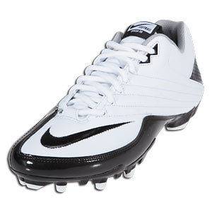   nike super speed TD low football/lacrosse rugby cleat/cleats white blk