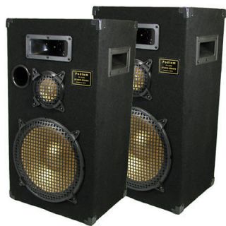 New Deluxe Karaoke PA Monitors Home Speaker Pair PPB12